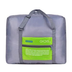 Foldable Travel Duffel Bag, Lightweight Durable Tear Resistant Large Compartment